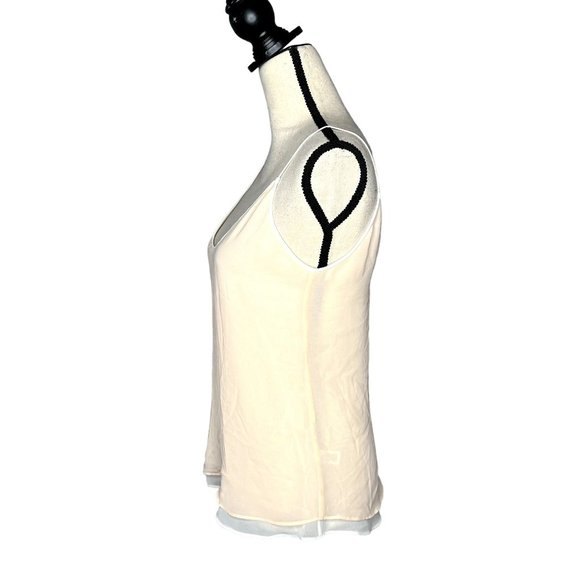 Chelsea28 Light Pink and White Tank Top Blouse Size XS - Picture 4 of 8